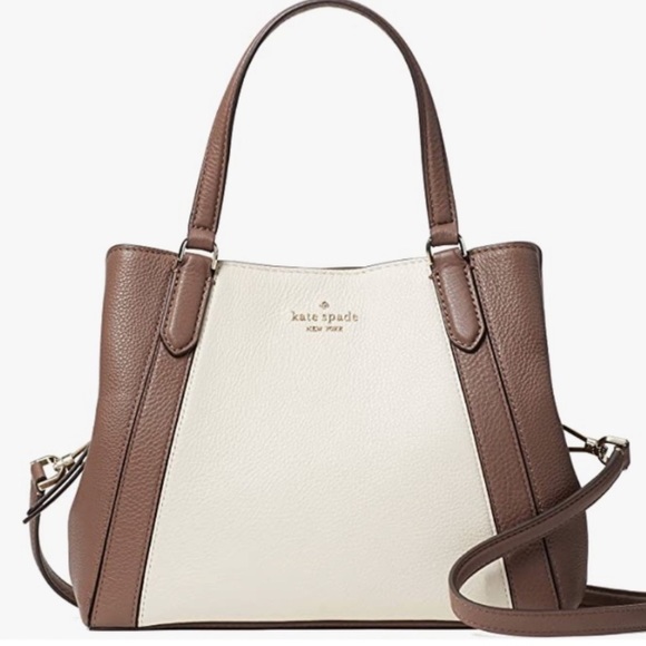 Kate Spade Jackson Med Satchel and Wallet- Neutral NWT - Picture 2 of 13